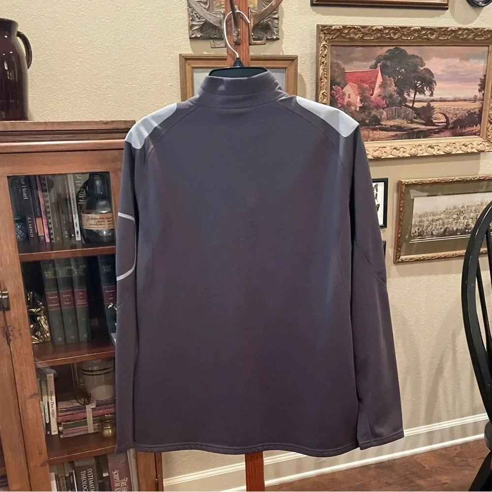 Solaris men’s 1/4 zip fleece-lined pullover SZ XL gray